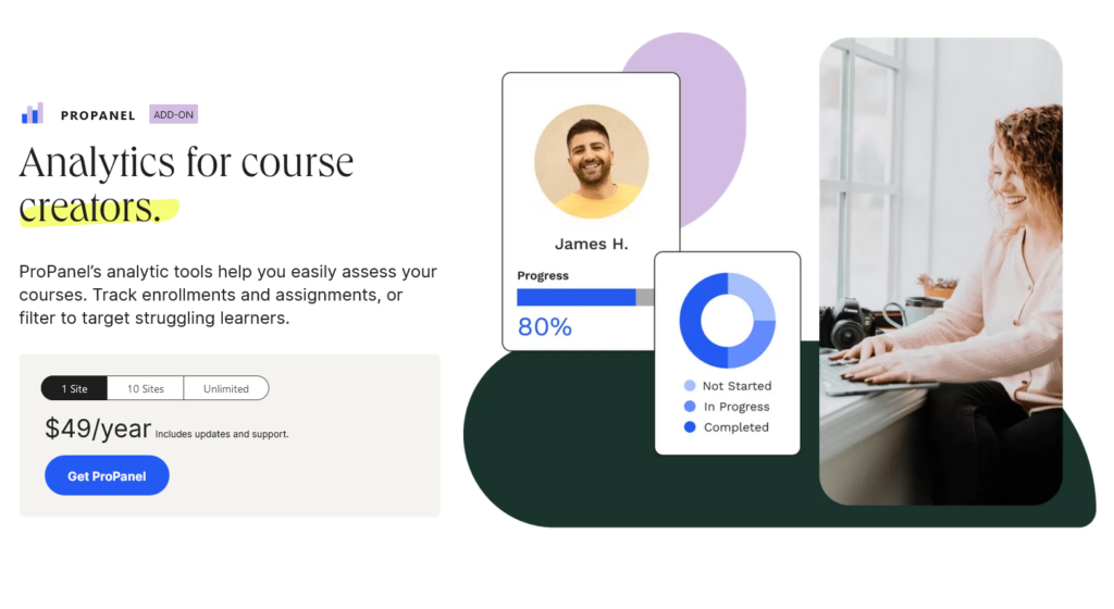 Dodatek do learndash - propanel dla zaawansowanych twórców edukacji online