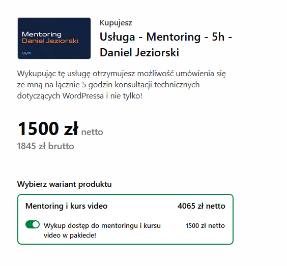 upselling w praktyce na przykłądzie mentoringu