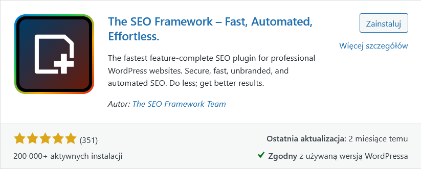 The SEO Framework