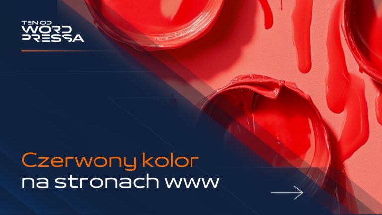 Wykorzystanie czerwonego koloru w reklamie i na stronie