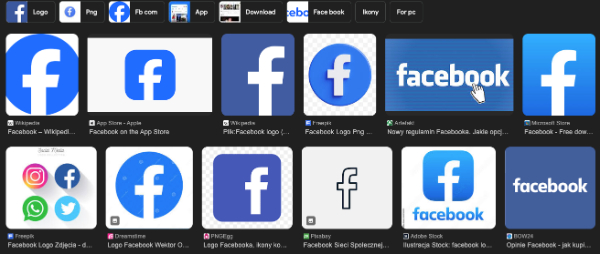 Niebieski kolor w identyfikacji wizualnej Facebooka