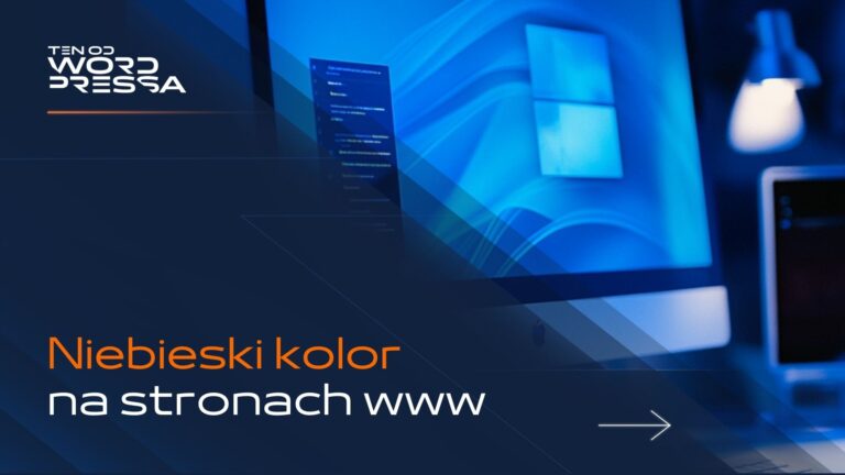 Kolor niebieski na stronie, w reklamie i marketingu