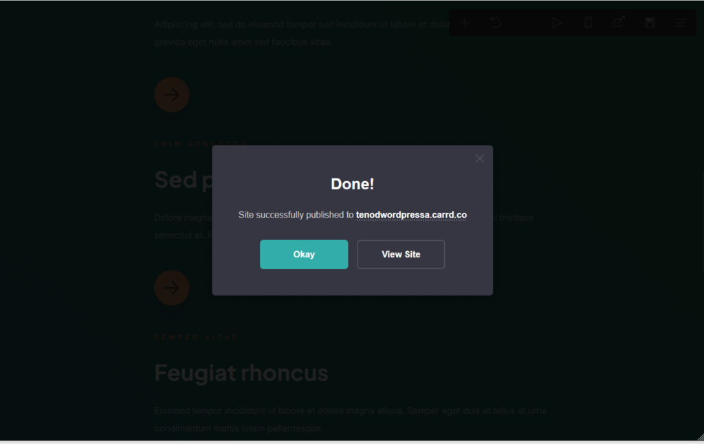 Publikowanie strony w Carrd.co